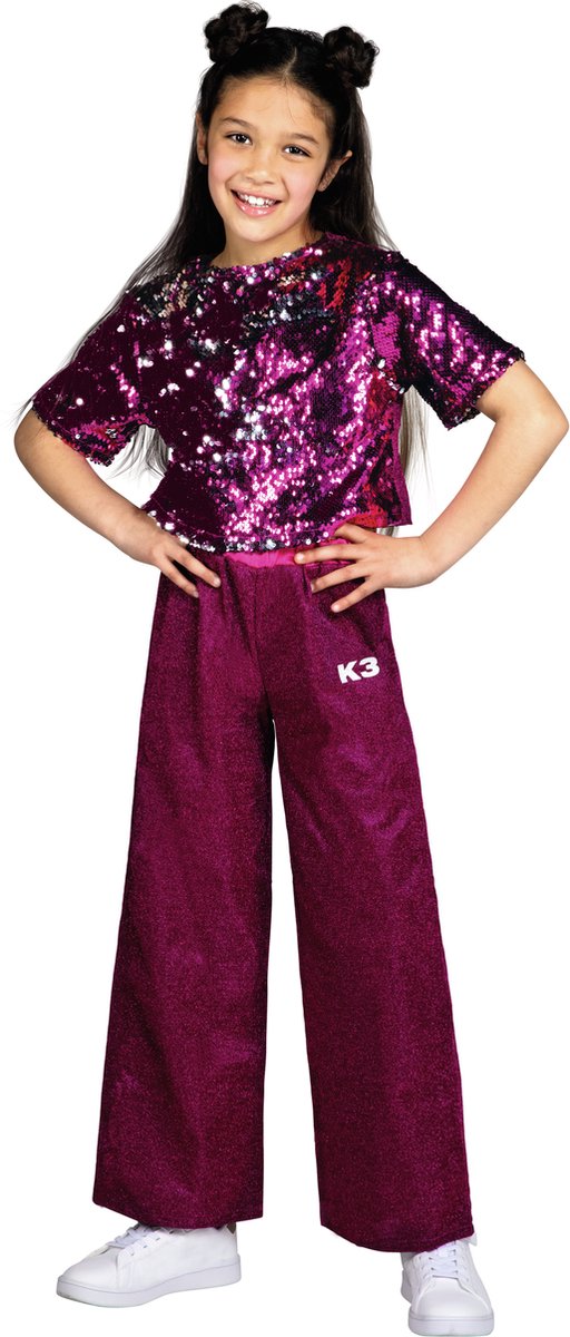 Load image into Gallery viewer, K3 verkleedpak roze, 9-11 jaar

