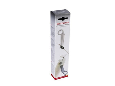 Westmark spiraalsnijder met lange centreerstaaf, lengte: 24 cm, roestvrijstalen mes aluminium, zilver grijs, 51302260