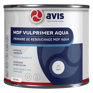 Avis professional 1074465 - avis mdf vulprim aq wit 500ml | 1 stuks
