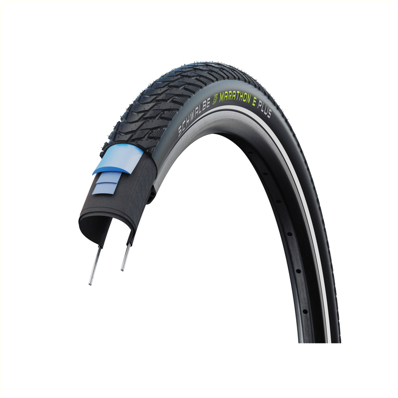 Load image into Gallery viewer, buitenband Marathon E-Plus 28 x 1.75 (47-622) RS zwart
