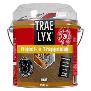 Trae-lyx 1074360 - tl prjct- trappenlak mat 2,5l | 1 stuks