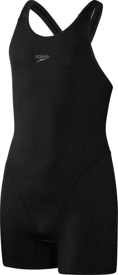 Speedo endurance+ legsuit meisjes sportbadpak - zwart