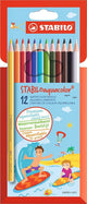 Stabilo aquacolor etui 12 stuks