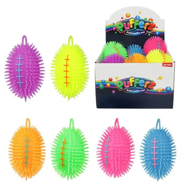 Toi-toys toi toys pufferz pufferbal rugby 14cm 75gr