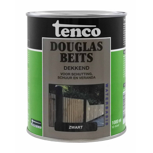 Touwen tenco douglas beits zwart dekkend 1000ml