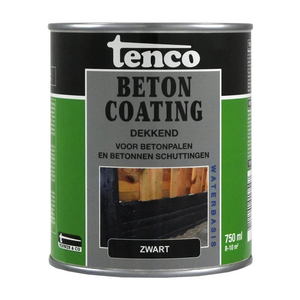 Touwen tenco betoncoating - dekkend - zwart - 750 ml