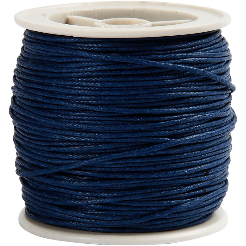 Load image into Gallery viewer, Creativ company https: www.cchobby.nl katoenkoord-dikte-1-mm-gevernist-blauw-40-m-1-rol
