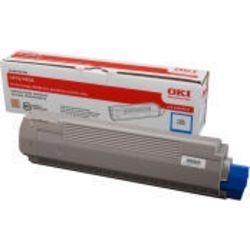 Tonercartridge oki 44059107 cyaan