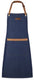 Le creuset schort 80 x 70 cm textiel denim