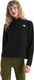 The north face w cedar trail grid fleece 1 - 4 zip jacket dames outdoortrui - tnf zwart