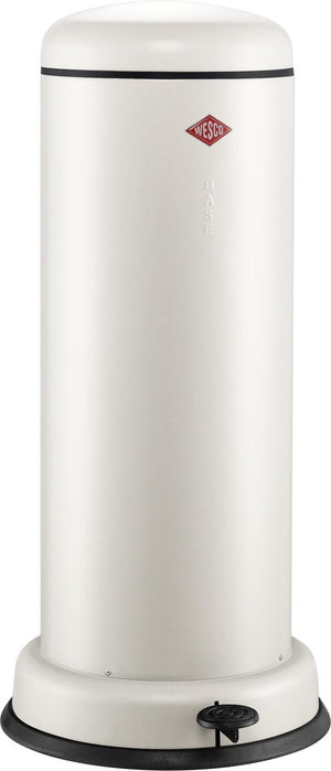 Wesco big baseboy prullenbak met soft close | 30 liter | metaal - mat zand | pedaalemmer