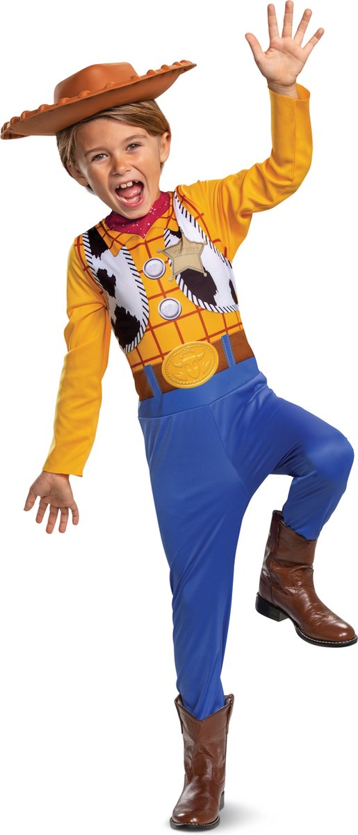 Disguise disney - toy story 4, woody classic , maat xs (3t-4t jaar), jongens