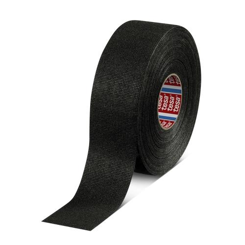 Tesa isolatieband geweven zwart 19mm 25mtr