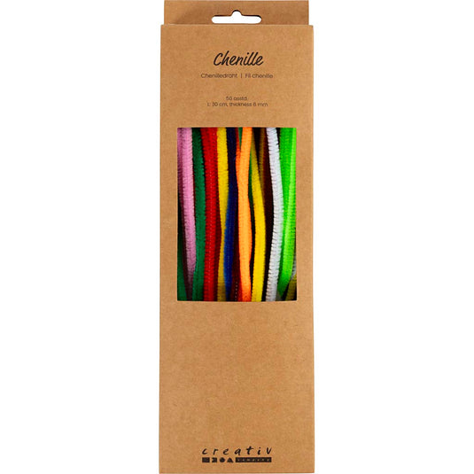 Http: www.cchobby.nl chenille-l-30-cm-dikte-6-mm-diverse-kleuren-50-div-1-doos