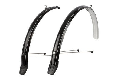 Polisport set mudguards towny 28" 46mm black packed