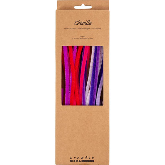 Https: www.cchobby.nl chenille-l-30-cm-dikte-6-mm-paars-roze-harmonie-25-stuk-1-doos