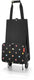 Reisenthel foldabletrolley boodschappentrolley - opvouwbaar - polyester - 30l - dots zwart