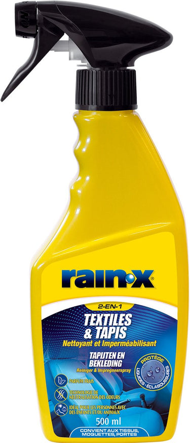 Rain-x reiniger beschermer - voor tapijten en bekleding - 2-in-1 reiniger - 500ml
