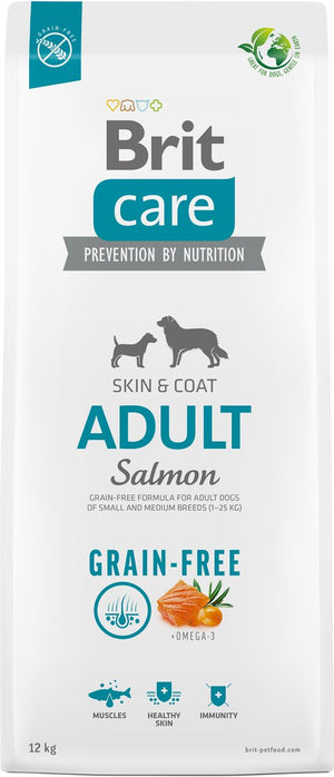 Brit care dog graanvrije volwassen zalm 12kg