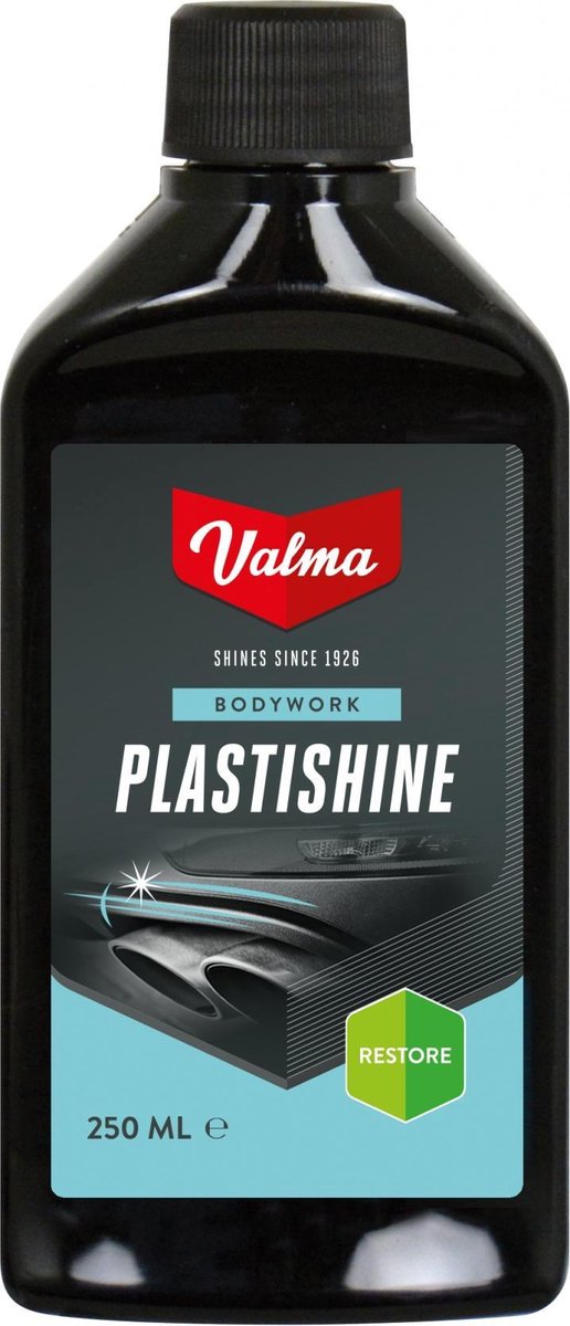 Valma plastishine – kunststofreiniger – voor dashboard, deurpanelen interieurdelen - herstelt glans – reinigt – voorkomt uitdroging - 250ml