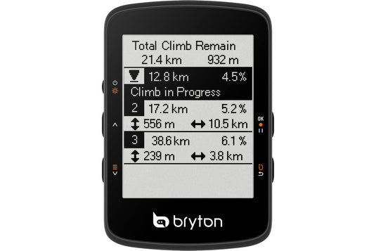 Bryton - rider 460 e fietscomputer gps