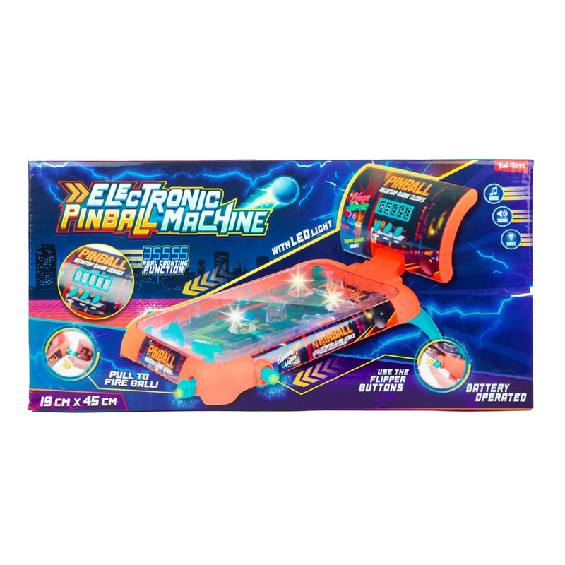 Afbeelding laden in galerijviewer, Toi-toys elektronische flipperkast -neon- 43cm +l-g +
