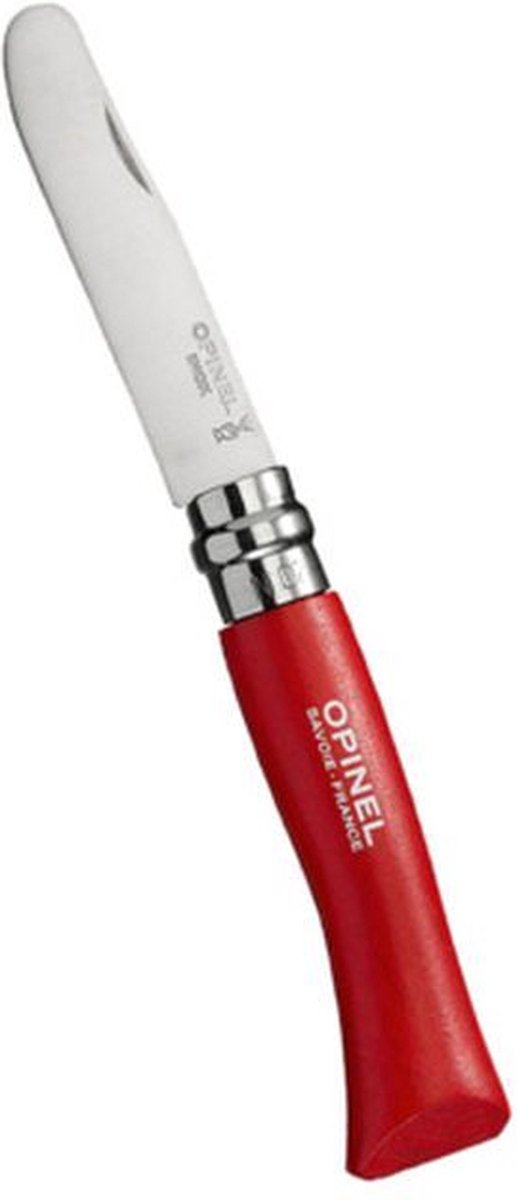 Opinel no. 07 mon premier zakmes - rvs - rood