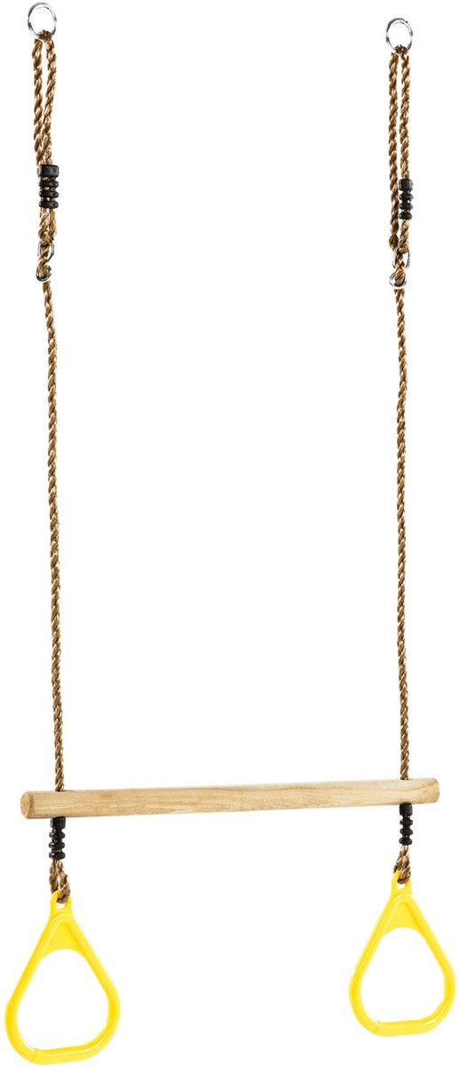Kbt - trapeze met kunststof ringen - geel