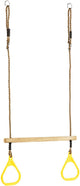 Kbt - trapeze met kunststof ringen - geel