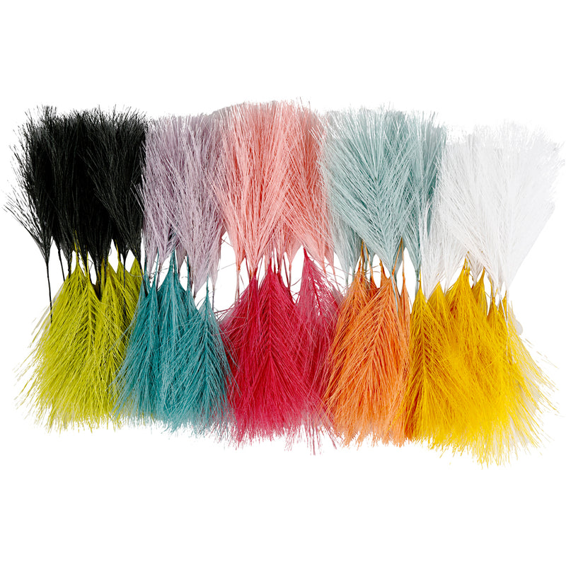 Afbeelding laden in galerijviewer, Https: www.cchobby.nl kunstveren-l-15-cm-b-8-cm-diverse-kleuren-10x10-doos-1-doos
