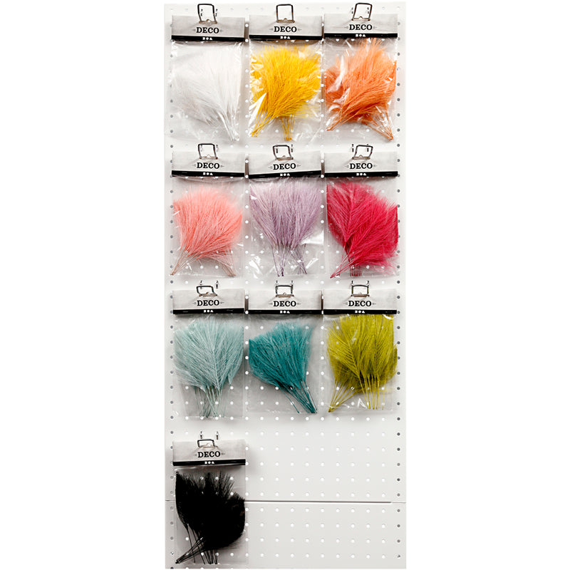 Afbeelding laden in galerijviewer, Https: www.cchobby.nl kunstveren-l-15-cm-b-8-cm-diverse-kleuren-10x10-doos-1-doos
