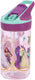 Stor unicorn academy tritan premium drinkfles - 480 ml – sluit goed af – drinkfles voor kinderen – paars turquoise