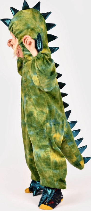 Den goda fen verkleedkledij dinosaurus - kostuum - 3-4 jaar - groen