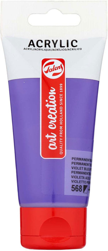 Talens art creation acrylverf tube 75 ml, permanent blauwviolet (568)