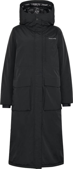 Didriksons leya wns parka l 4 dames outdoorjas - black