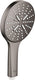 Grohe rainshower smartactive 130 handdouche - 13 cm - 3 straalsoorten - hard graphite - 26574a00