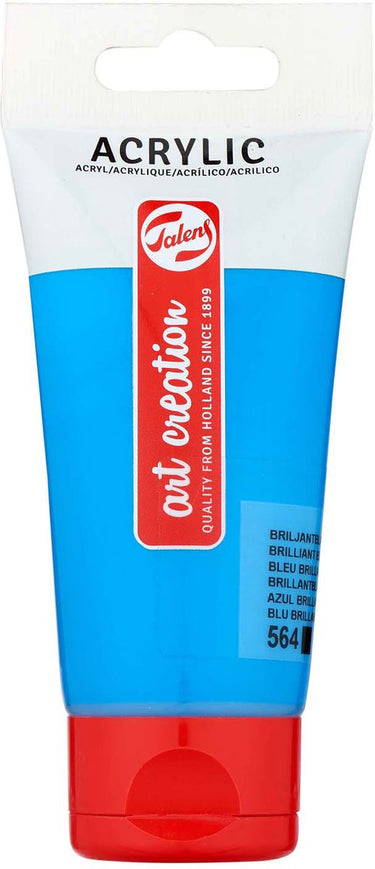 Talens art creation acrylverf tube 75 ml, briljantblauw (564)