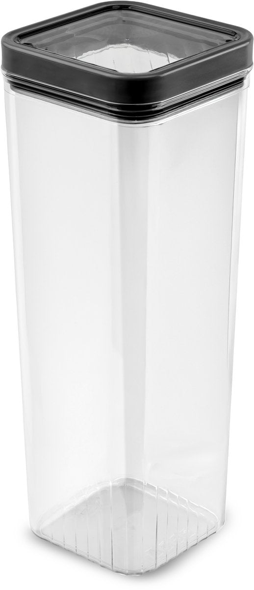Curver kara voorraadbus - 2,4l - 10,7x10,7x29,9cm - antraciet