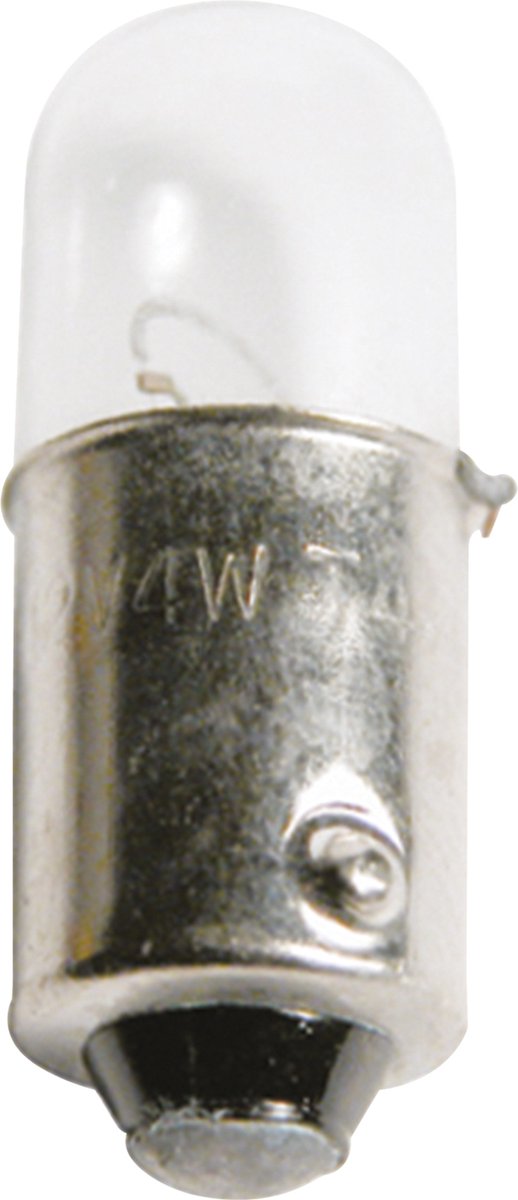 Carpoint reservelampen auto t4w ba9s staal zilver 10 stuks