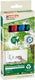 Edding 29 ecoline boardmarker - 4 stuks - zwart blauw rood groen - beitelpunt 1-5mm - geschikt voor whiteboard en flipchart