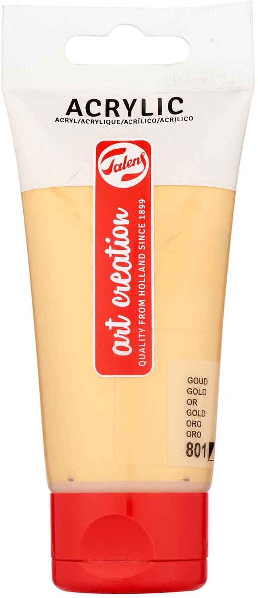 Afbeelding laden in galerijviewer, Talens art creation acrylverf tube van 75 ml, goud (801)
