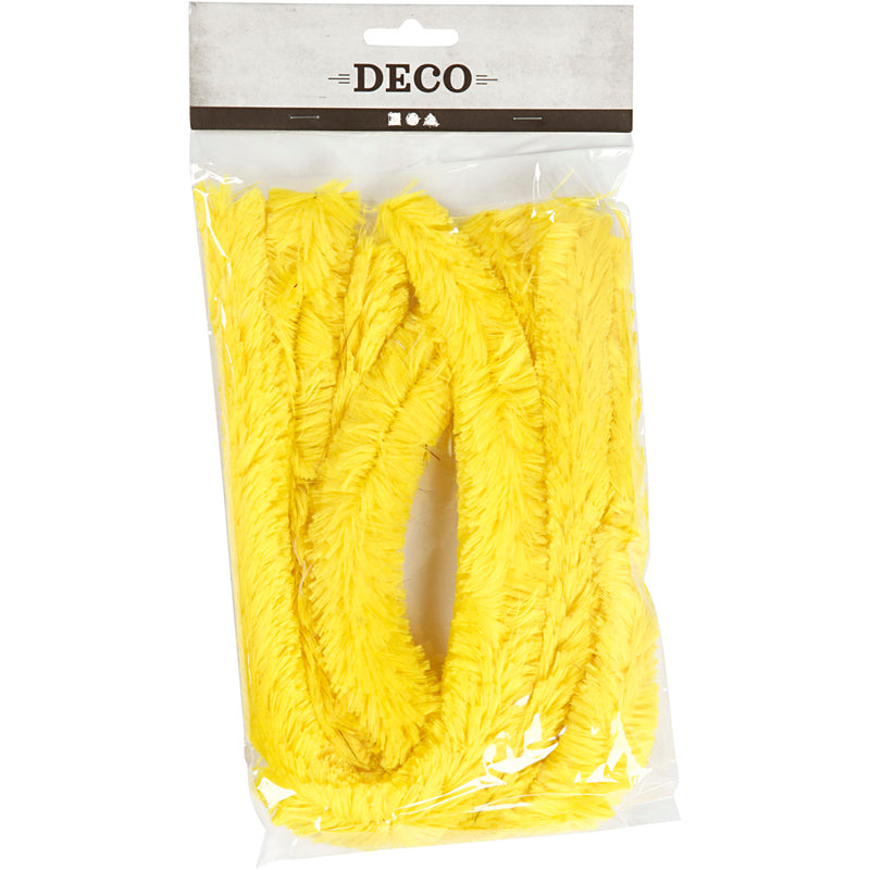 Afbeelding laden in galerijviewer, Https: www.cchobby.nl chenille-l-40-cm-dikte-30-mm-geel-4-stuk-1-doos
