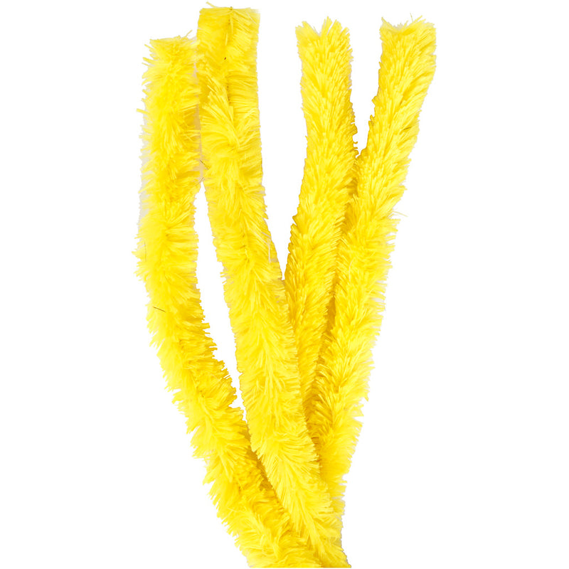 Afbeelding laden in galerijviewer, Https: www.cchobby.nl chenille-l-40-cm-dikte-30-mm-geel-4-stuk-1-doos
