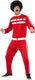 Smiffys scouser tracksuit red white with jacket trousers