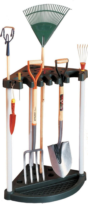 Curver keter standaard voor tuingereedschap hoek gereedschapsrack solide constructie