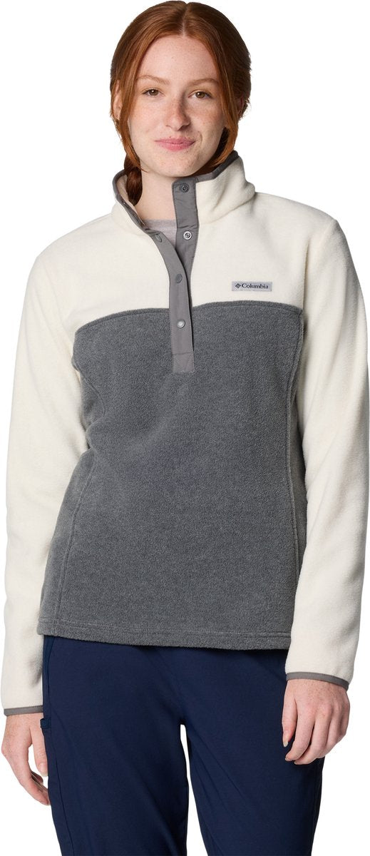 Columbia benton springs™ 1 2 snap pull over ii dames outdoorvest - grey s