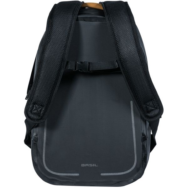 Load image into Gallery viewer, Basil Urban Dry Backpack - Rugzak Fietstas - Unisex - Zwart
