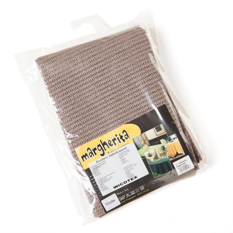 Load image into Gallery viewer, Wicotex tafelkleed margherita 130x160 taupe
