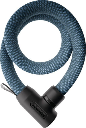 Abus fietsslot textiel-kettingslot - yarnit™ 4004k - security level 7 - blauw - 110 cm - geschikt voor elektrische fietsen en stadsfietsen - lichtgewicht - slechts 0,88 kg