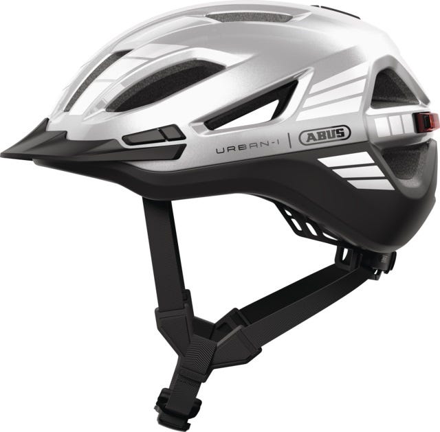 Load image into Gallery viewer, Abus helm urban-i 4.0 ace signal silver m 54-58cm
